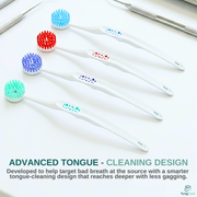 TungCare Soft-Bristle Tongue Cleaning Brush